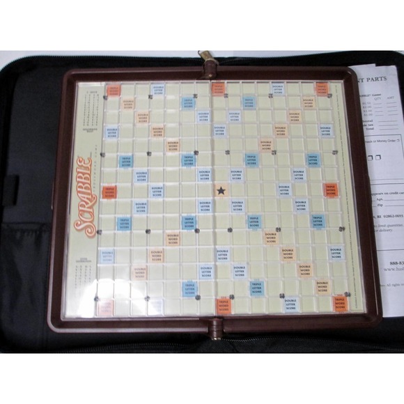 Parker Brothers Games Scrabble Crossword Game Travel Togo Folio